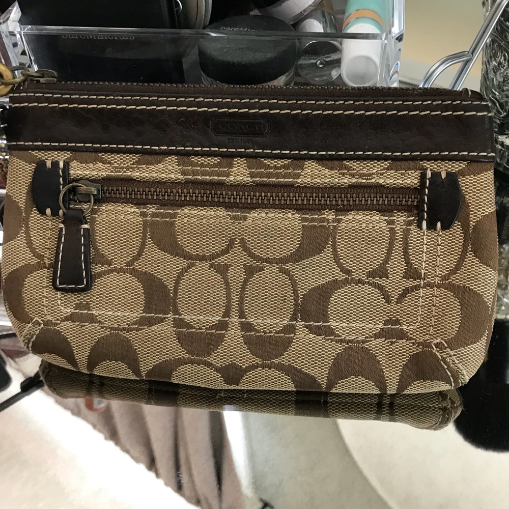 Classic Coach Wristlet